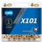 KMC X101 Kette, Ti-NI Gold, 112 Link
