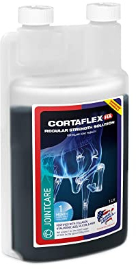 Equine America Cortaflex Regular Strength Solution | Premium Ready to Use Horse & Pony Supplement | Comprehensive Support for Joints & Mobility | 1 Litre
