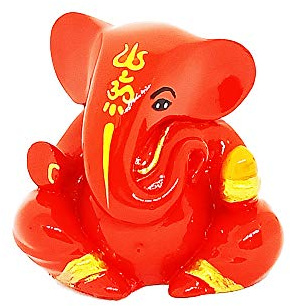 Satre Online and Marketing Kleine Ganesha-Statue, Mini-Lord Ganesha, Ganesha-Idol, Vighnaharta Ganpati