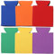 Yardwe 6PCS Beer Can Cooler Sleeves Cans Beer Bottles Insulators Covers For Weddings Bachelorette Parties Funny HTV Party Favors (Yellow + Purple + Green + Blue + Orange)