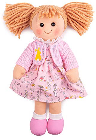 Bigjigs Toys Ella Doll - MEDIUM Ragdoll Cuddly Toy