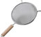 Sieve with Wooden Handle, Stainless Steel, 22cm in Diameter.