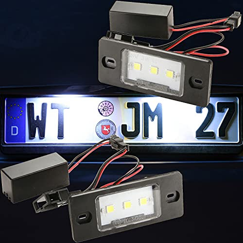 LED Kennzeichenbeleuchtung von Recambo passend für SKODA Fabia 1 + 2 1999-2014| Yeti 2009-2013