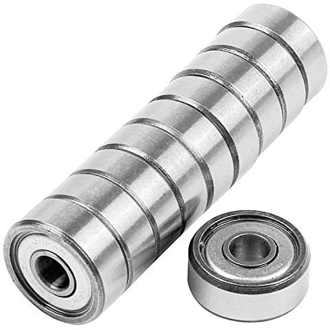 Auracure 10 StÜCke Miniatur Versiegelt Metall Geschirmt Metrische Lager Modell: 604 ZZ 4x12x4mm
