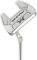 MAZEL Golfschläger-Putter für Herren, Rechtshänder, 86,4 cm, Premium-Schlägel-Putter-Einsatz, gefrästes Gesicht, Putterschlägerhaube im Lieferumfang enthalten (silberfarbene und blaue Griffe)