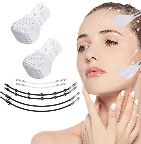 100 Stück Facelifting Tape,Face Lifting Tape Augentapes Augen Eye Facetape Lift Tapes Gesicht Dünne Gesicht Aufkleber Lift Band Unsichtbare V-Form Gesicht Make-Up Gesicht Lift Werkzeuge Für Gesicht