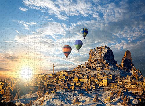 Hölzernes 5000-Teile-Puzzle Türkei Landschaft Familienspiel