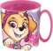 ALMACENESADAN, 4943, Pack rentrée à l'école Pat' Patrouille Girls, Paw Patrol, composé d'une tasse micro-ondes de 350 ml, produits réutilisables, sans BPA