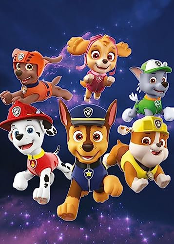SXSJEIOU DIY 5D PAW Patrol Diamant-Malerei-Set für Erwachsene, Diamantkunst, Vollbohrer, Stickerei, Bastelsets für Heimwanddekoration, 30,5 x 40,6 cm