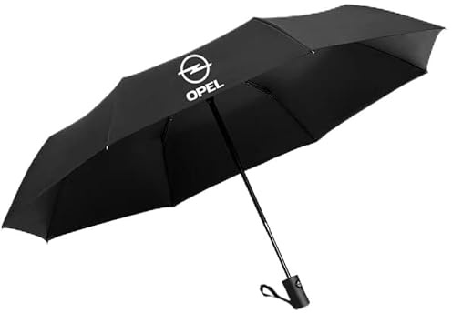 BYBEST Regenschirm, für Opel Corsa d 2007-2014 Taschenschirm - Öffnen und Schließen automatisch - Klein, kompakt, leicht, stark, Winddicht