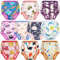 FLYISH DIRECT Baby Töpfchen Trainingshose, Packung mit 10 Kinder Töpfchentraining Unterwäsche für Jungen und Mädchen, 130/6T