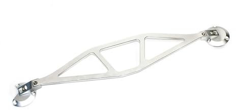 daili Store Barra duomi Anteriore Compatibile con BMW E46 Serie 3 M3 1998-2006 Barra duomi Anteriore Superiore (2 Punti) Alluminio BX101024