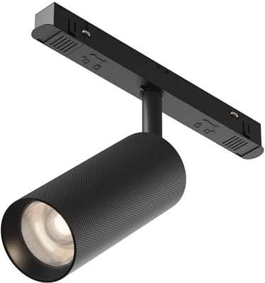 Maytoni Moderne Strahler für Magnetschienen-System Exility Artisan LED incl. Schwarz aus Aluminum Energieeffizient 12W für Küche, Schlafzimmer, Wohnzimmer, Esszimmer, Lobby