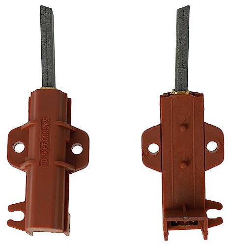 vhbw 2X Kohlebürste mit Sockel kompatibel mit Beko AR63 F052761, AR83 F052832, AR83 F054762, ARL100.L F055014 Waschmaschine, Rot