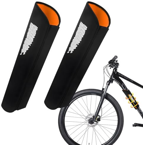 mizikuu 2 Stück E-bike Akku Schutzhülle, Wasserdicht Fahrrad Akku Abdeckungen mit Reflektierend Fahrrad Elektro Akku Abdeckung Schützt vor Kälte und Schmutz Für 32-40 cm Rahmenumfang