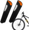 mizikuu 2 Stück E-bike Akku Schutzhülle, Wasserdicht Fahrrad Akku Abdeckungen mit Reflektierend Fahrrad Elektro Akku Abdeckung Schützt vor Kälte und Schmutz Für 32-40 cm Rahmenumfang