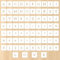70 Stück Alphabet-Schablonen, Buchstabenzahl Zahlenschablonen wiederverwendbar Buchstabenschablonen Journalschablone für Scrapbooking DIY Handwerk