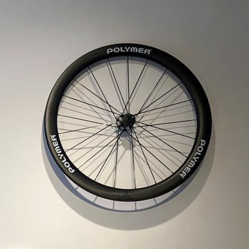 Unsichtbarer Fahrrad-Wandhalter | Kompatibel mit Renn- und Gravellaufrädern mit 12mm Steckachse (Weiß, 12mm)