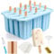 Purpledi Moules à glace en silicone - Moule à glace créatif - Moule à glace pour glace à bâtonnets - Réutilisable - Légers - Sans BPA - Bleu A