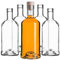KADAX Glasflaschen mit Korken, 500ml, 10 Stück, leere Flaschen zum Befüllen von Likör und Wein, Weinflaschen, Likörflaschen aus Glas, Schnapsflaschen