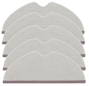 ZVVOEDMR Verbesserte Version Der Reinigungsroboter-Wischtücher, Kompatibel Mit Roborock, S5 Max, S6 Pure, S6 MaxV, S5, S51, S50, S55, Kompatibel Mit Xiaowa, E25, E35, Reinigungstuch(5pcs)