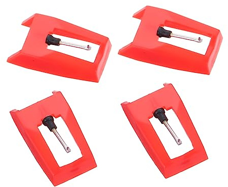 Toddmomy 4pcs Needle Stylus for Record Player Gramophone Turntable Stylus Needles for Vinyl Record Accessories