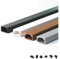 Cable Trunking,PVC Square Cable Trunking, Hide Wires Self Adhesive Cable Tidy, Cable Management for Home Office,3Pcs 1M Lengths，& Accessories(Brown,15x10mm)