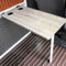 Table pliante multifonctionnelle 39,5 x 79,5 cm, idéale pour les camping-cars, la buanderie, la cuisine, la maison, le bar, la salle à manger, le bureau, utilisation en extérieur portable, design peu
