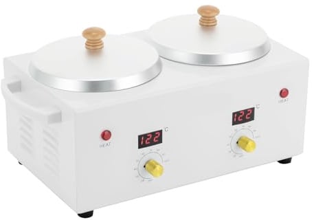 Doppel-Wachswärmer für Haarentfernung 2x600ml LED-Display 20-120℃