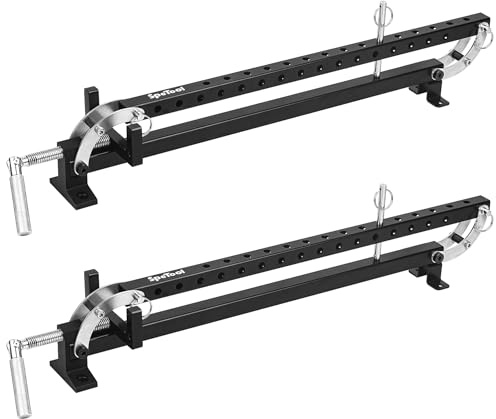 SpeTool 16 Inch Wood Panel Clamps 2 Pack 4-Way Pressure Steel Parallel Clamps for Woodworking Joinery and Cabinet Assembly