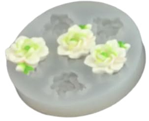 Silikonform in Lebensmittelqualität für Kuchendekoration, Schmuckherstellung mit Gänseblümchen, Rose, Seerosen, Chrysanthemen, Pfingstrosen, Ca