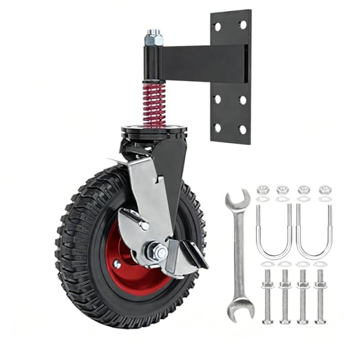 TINMAGI 360° Girevole con Amorzzatore a Molla, Heavy Duty per Tubo Metallico, Include Chiave e Viti
