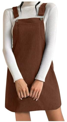 Salopette Jeans Abito Morbida Gonne Donna Corta Abiti Ventilato Moda Leggeri Gonna Abito Jean Halter Classic Vestito Donna Elegante Larghi Comodi Eleganti Taglie Forti Casual