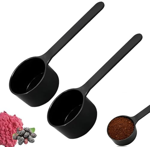 Cucchiaio da caffè in polvere, 2 Pezzi Cucchiai Dosatori, Cucchiaio Dosatore 15g, Grammi Misurino Misuratore di Proteine ​​del Caffè in Polvere, per Misure Sperimentali in Cucina