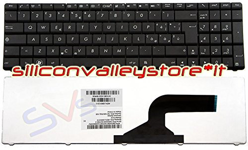 Siliconvalleystore Tastiera ITA 04GNQX1KIT00-1 Nero Compatibile con ASUS X55C Series