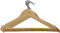 MAUL Kleiderbügel Holz | moderne Holz Kleiderbügel in klassischem Design | stabile und belastbare Aufhänger für Jacken, Hemden und Hosen aus Buchenholz | natürlich | 8-er Set
