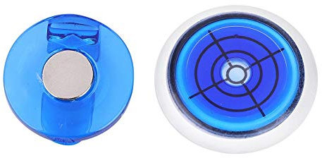 Dwawoo Ball Marker Hat Clip, Target Pattern Hat Clip Level Ball Marker Accessories(Blue)