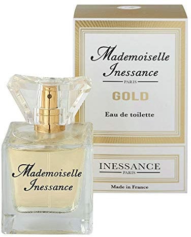 Inessance Paris - Eau de Toilette pour Femme Mademoiselle Inessance Gold - Parfum aux Notes Florales et Lumineuses - Flacon Chic et Moderne - Fabriqué et Conditionné en France - 50ml