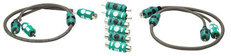 KICKER 47KMIY Marine Series Y-Adapter Interconnect, RCA Male with Female Adapters