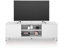 Mobili Fiver, Mobile Porta Tv Rachele, Bianco Frassino, 150 cmx42 cmx48 cm, Mobile Tv moderno per tv fino a 65'', Made in Italy