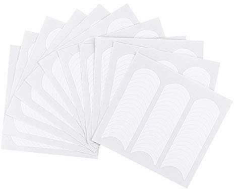 VOARGE 12 PCS Französisch Nagel Aufkleber Weiß Maniküre Nagel Schablonen Kunst Dekorationen für Maniküre Dekoration DIY Werkzeuge
