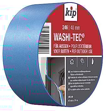 Kip Malerband für den Außenbereich, 48 mm x 50 m, für den Außenbereich, außen bemalen und dekorieren, UV-stabil, Blau