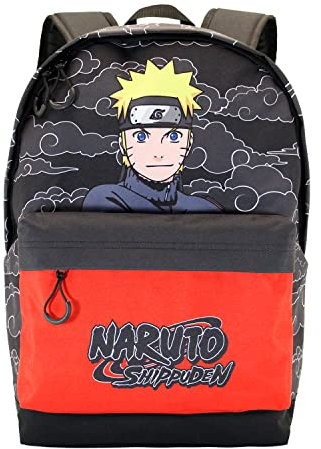 Naruto Clouds-FAN HS Rucksack, Schwarz