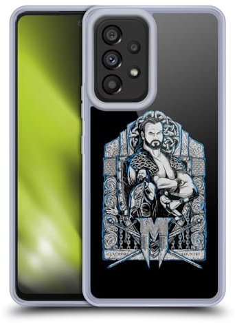 Head Case Designs Offizielle WWE Drew McIntyre Poster Kunst D. McIntyre Grafiken Gel Handyhülle Hülle [Militärischer Schutzgrad] Kompatibel mit Samsung Galaxy A53 5G (2022)