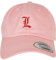 Mister Tee Unisex Letter Pink Low Profile Cap L, one Size