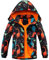 Manteaux Imperméables Garçon, Blouson Imperméable pour Enfants Veste de Pluie à Capuche Coupe Vent Veste de Pluie Légère Imprimée Printemps Automne, 5-6 Ans
