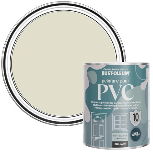 Rust-Oleum Beige uPVC Door and Window Paint In Gloss Finish - Relaxed Oats 750ml