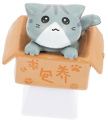CAXUSD Cat Shape Replacement Keycap Adorable Key Caps for Mechanical Keyboards Profile and Easy to Install Unique Fun Design for Personalization