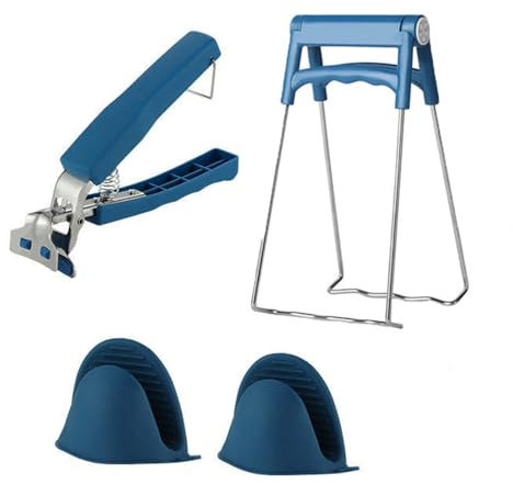 Katmerio 3 Pcs Pince Clips de Préhension de Bol, Résistant aux Hautes Températures Silicone Cuisine, Clip de Bol Antidérapant Anti-Brûlure Pince Gants de Protection