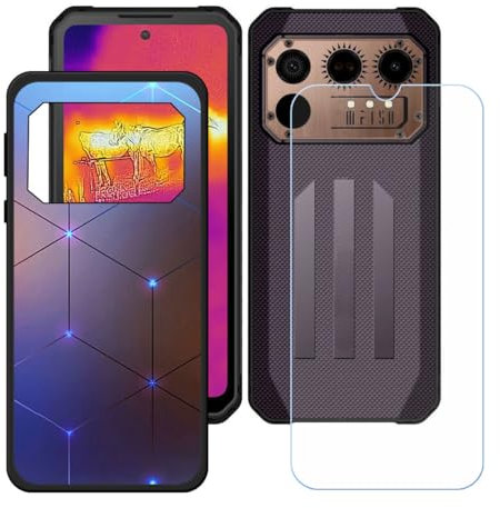 Hülle für IIIF150 Raptor + HD Panzerglas, Sanft Handyhülle Silikon Schutzhülle Cover TPU Case Handy Tasche Handytasche - Panzerglasfolie Schutzfolie für (6,8) - KE3